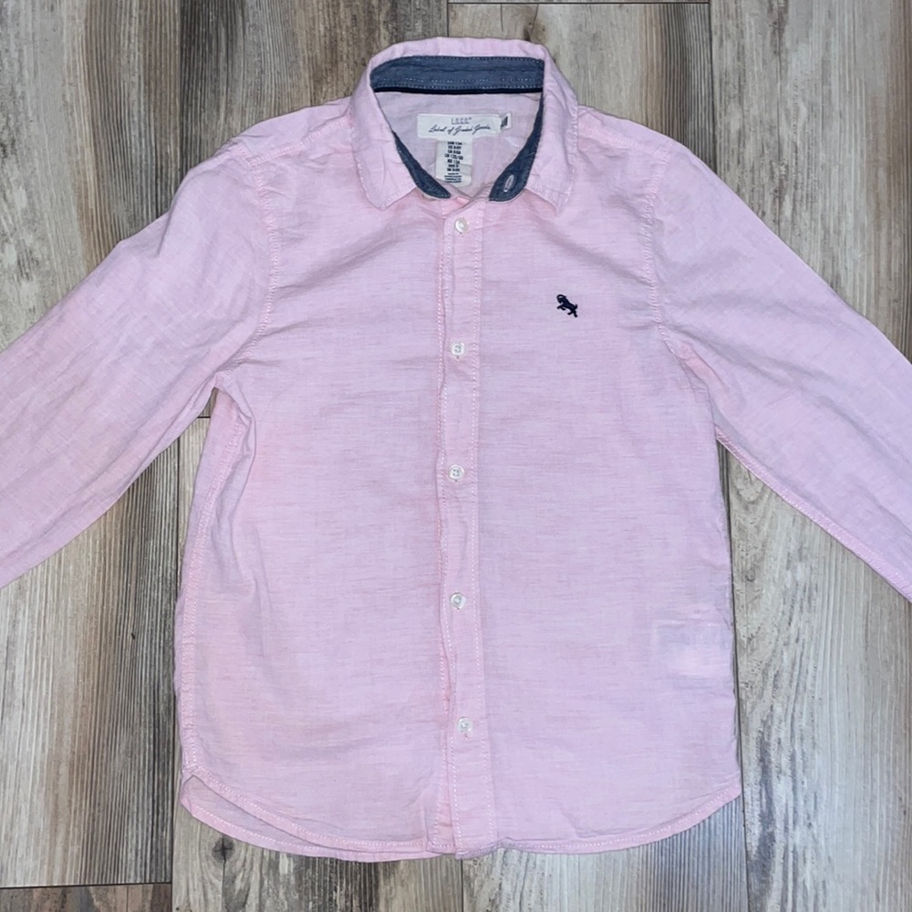 H&M Boys Pink Button Down Shirt. Size: 8-9Y